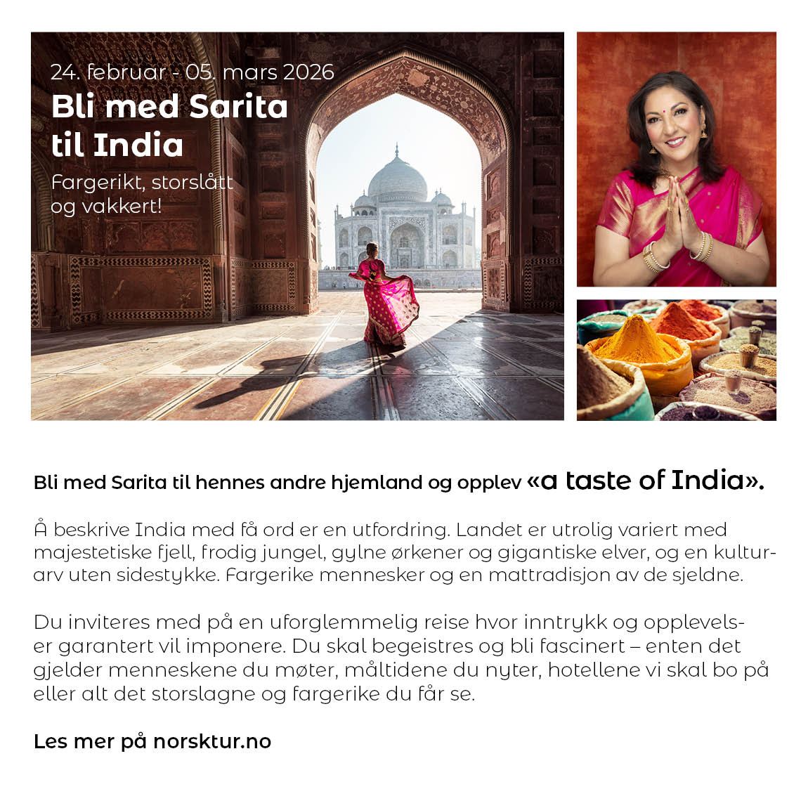 Sarita til India